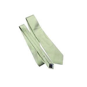 Tommy Hilfiger Tie Mens One Size Green White Herringbone Silk‎ Blend Macy's